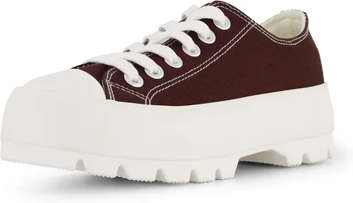 Miniatura 2 de CUSHIONAIRE Zapatillas de lona Vasco Low Top para mujer + espuma viscoelástica