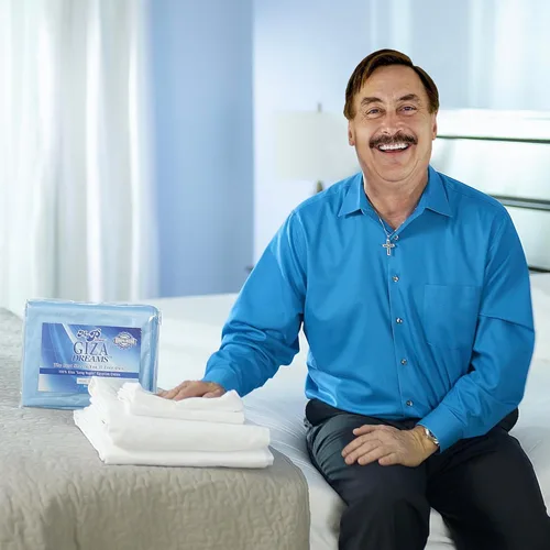 Miniatura 6 de Sábanas MyPillow Giza Dreams, 100% algodón egipcio Giza certificado, bolsillo profundo, tejido de satén [Individual, Azul Verde Floral]