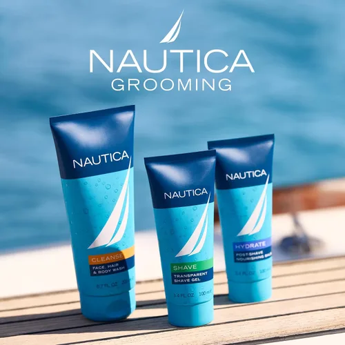 Miniatura 5 de Nautica Grooming - Bálsamo para después del afeitado, 3.3 onzas líquidas (paquete de 1), notas de pomelo, lavanda y madera, fragancia para hombre