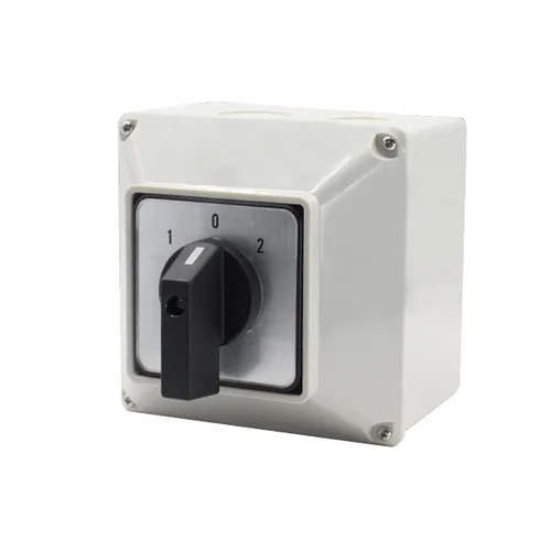 Miniatura 7 de 1 interruptor selector de cambio universal, con caja impermeable, interruptor de alimentación dual, 3 posiciones, 4 terminales, interruptor