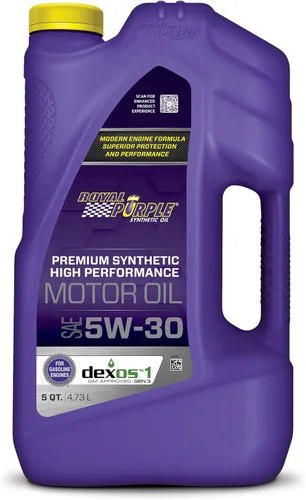 Miniatura 12 de Royal Purple - Aceite de motor sintético ROY51020 de alto rendimiento SAE 0W-20 con licencia API, 5/4 de galón.