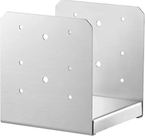Miniatura 10 de VEVOR Base de Poste de 6" x 6", 10 Piezas Soporte de Anclaje de Poste Ajustable de Acero Inoxidable (Interno 5.9 x 5.5"), Base de Poste Ajustable