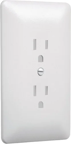 Miniatura 9 de TayMac 5070W MASQUE 2000 - Placa de pared para interruptor de palanca decorativa de tamaño mediano de 1 banda con cubierta de palanca, cubierta