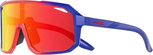 Miniatura 13 de KAPVOE Gafas de sol polarizadas para ciclismo, deportes, UV400, para correr, pesca, béisbol, para hombres y mujeres, K62 Azul