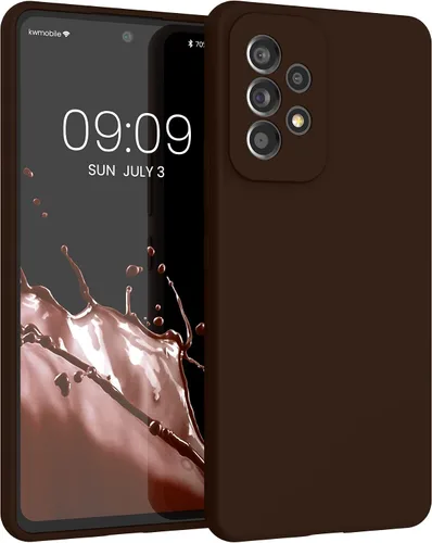Miniatura 28 de kwmobile Funda compatible con Samsung Galaxy A32 5G - Funda de silicona TPU con acabado suave - Rosa impresionante