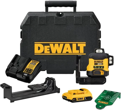 Miniatura 15 de DEWALT Nivel láser máximo de 20 V, láser de línea cruzada, 3X360, verde, solo herramienta (DCLE34031B)