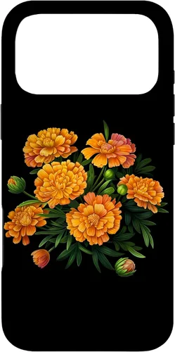 Miniatura 22 de Vintage Marigold Inspired Flower Case for iPhone 12 Pro Max