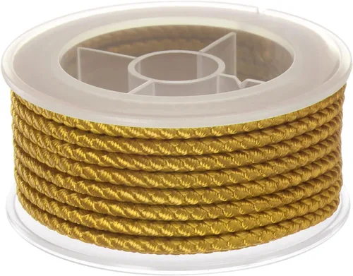 Miniatura 37 de HARFINGTON Cordón de hilo de nailon para cuentas de 0.063 in, cuerda de nailon trenzado extrafuerte para manualidades, pulseras, joyería, Negro