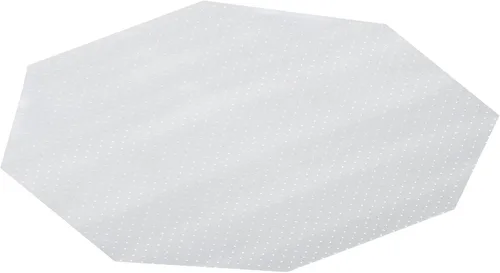 Miniatura 9 de Tapete octágono para silla de juegos, computadora y silla de oficina para alfombra, transparente, 46 x 49.5 pulgadas, fabricado en los Estados Unidos