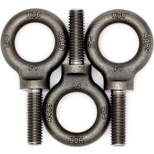 3 pernos de ojo de hombro de elevación de 7/16"-14 x 1-3/8" Autocolorido