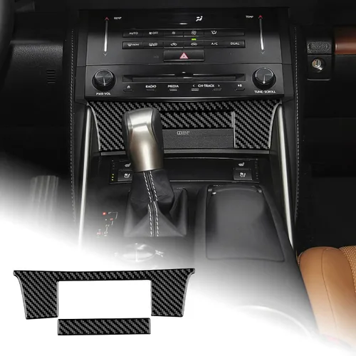 Miniatura 18 de AIRSPEED para Lexus RC Cubierta de Salida de Aire de la Consola Central con Marco de Fibra de Carbono para Decoración Interior Accesorios para Lexus
