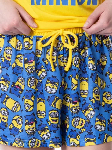 Miniatura 4 de INTIMO Despicable Me Minions - Conjunto de pijama para mujer, 1 en un Minion, Multi colorido