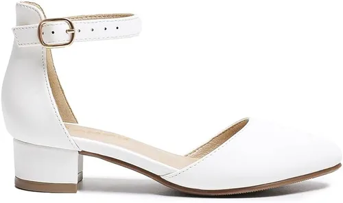 Miniatura 2 de Amoji Zapatos de vestir con correa de tobillo para niñas, zapatos de vestir para fiesta de boda para niños pequeños y grandes 412