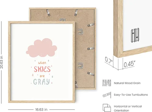 Miniatura 3 de HAUS AND HUES Pósteres de guardería y decoración de pared de arco iris, juego de 3 arte de pared de arcoíris para niños, arte de pared para niñas