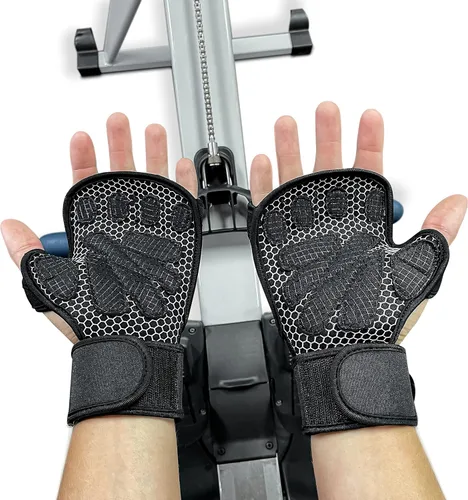 Miniatura 3 de Guantes para máquina de remo, agarres perfectos para erging, esculpido, tripulación, kayak, canoa, levantamiento de pesas, entrenamientos de gimnasio