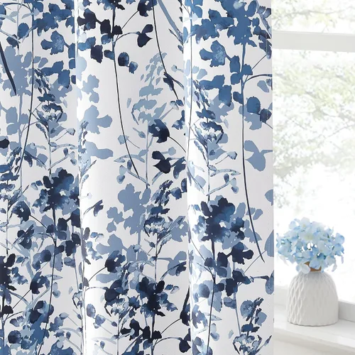 Miniatura 9 de Cortinas Kgorge opacas, diseño de damasco