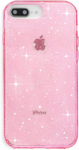 Miniatura 19 de VELVET CAVIAR Compatible con iPhone 7 Plus y iPhone 8 Plus, piña para mujeres y niñas, bonitas fundas protectoras transparentes (piñas holográficas)