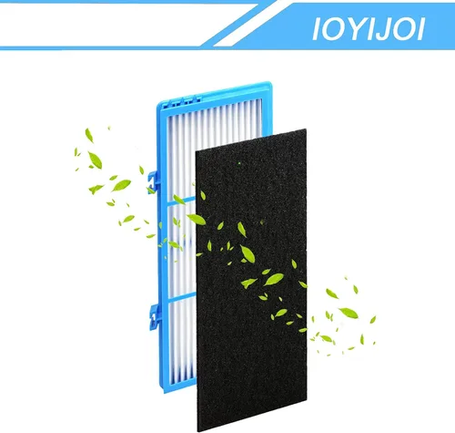 Miniatura 3 de Filtro de repuesto para Holmes Aer1 Series, piezas de repuesto # HAPF300AH-U4R, HAP242-NUC (4 filtros de repuesto + 8 prefiltros de refuerzo)