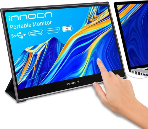 Miniatura 9 de INNOCN Monitor portátil 4K de 15.6 "Pantalla táctil 3840 x 2160 USB C HDMI Monitor externo para juegos segunda pantalla de computadora Monitor