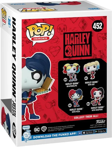 Miniatura 3 de Funko POP! Heroes: DC - Harley Quinn con pizza - DC Comics - Figura de vinilo coleccionable - Idea de regalo - Producto oficial - para niños