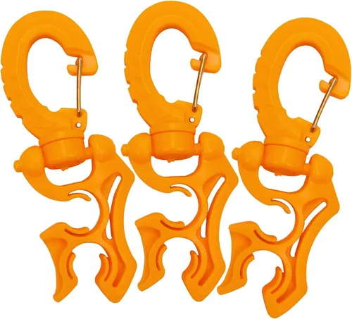 Miniatura 19 de Clip de soporte de manguera de buceo – Organizador de manguera seguro doble LP/HP para configuración BCD y gestión de equipos de buceo – Accesorio
