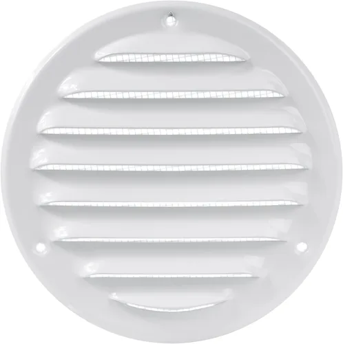 Miniatura 16 de Cubierta para salida de ventilación – Ventilación redonda de Soffit – Rejilla de ventilación – Cubierta de rejilla – Malla mosquitera integrada