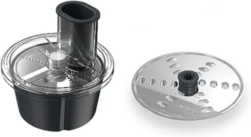 Cortador de verduras adecuado para Thermomix TM6/TM5, pelador multifuncional compatible con accesorios Thermomix (Juego de cortador grueso + fino)