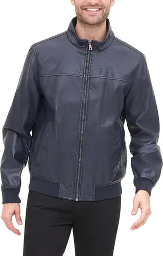 Miniatura 5 de Tommy Hilfiger Chaqueta bomber de piel sintética para hombre