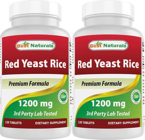 Miniatura 9 de Best Naturals Arroz de levadura roja 1200 mg (sin OGM), 120 comprimidos, no irradiado, sin citrinina