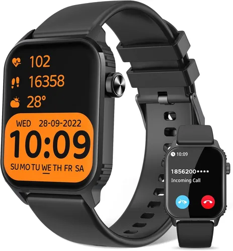 Reloj inteligente para hombres, más de 120 modos deportivos con pantalla táctil HD de 1.83 pulgadas, monitor de sueño, impermeable IP67, llamada