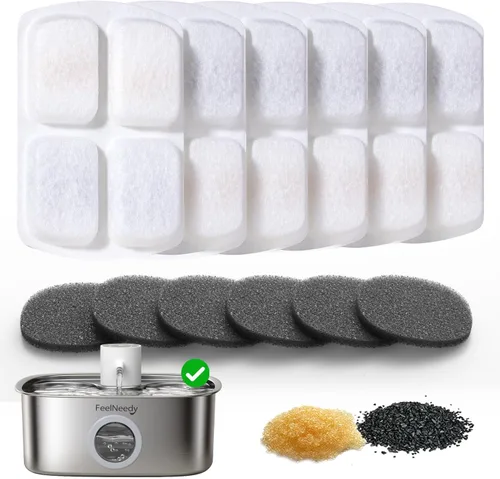 Miniatura 10 de Fuente de agua inalámbrica para perros, fuente de agua operada por batería de 5000mAh para perros, fuente de agua de acero inoxidable para gatos