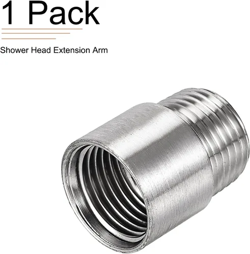 Miniatura 6 de DTGN Accesorios de tubo de extensión de cabezal de ducha de 1.18 x 0.94 pulgadas (largo x profundidad), 1 paquete, bueno para baño, extensión