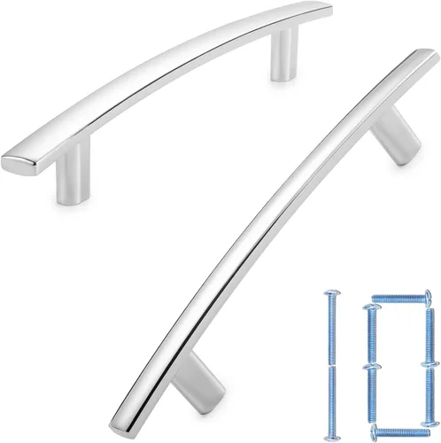Miniatura 10 de KOOFIZO Paquete de 20 tiradores de bronce aceitado de 3 pulgadas para gabinetes de cocina, manijas de bronce frotado para gabinetes de cocina