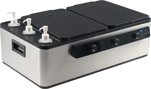 Miniatura 7 de Master Massage - Calentador eléctrico profesional de piedra de masaje 2 en 1 y 3 botellas de aceite de masaje y loción y calentador de gel,