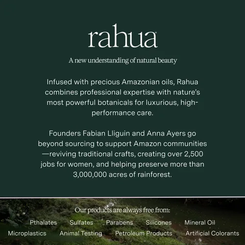 Miniatura 8 de Rahua Acondicionador de hidratación - Para cabello seco, medio a grueso, profundamente hidratante para cabello rizado, rizado y texturizado