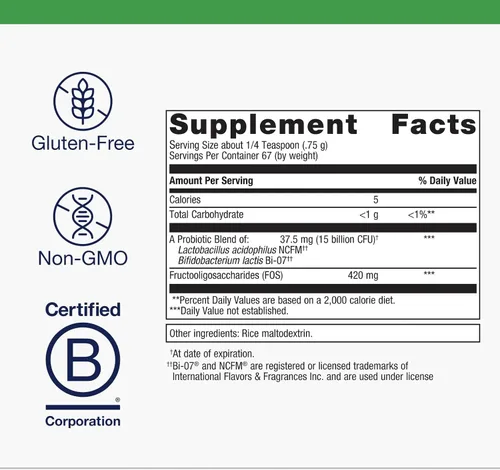 Miniatura 4 de Metagenics UltraFlora Synergy - Probióticos en polvo - Probiótico ultra flora - para la salud inmunológica y apoyo digestivo* - Sin OMG - Sin gluten