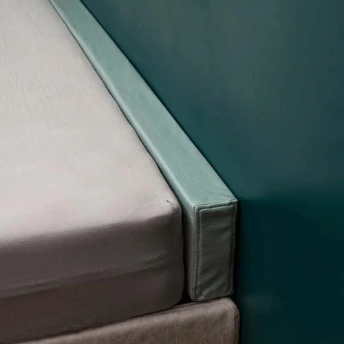 Miniatura 10 de YURRO Almohadilla de cuero sintético para cama de cabecero, protección acolchada para cabecera, almohada larga y alargadora de colchón suave, Beige