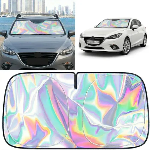 Miniatura 107 de Parasol para parabrisas Honda HR-V 2023-2025 – Cubierta plegable para parabrisas para accesorios HRV Protege el coche de los rayos solares