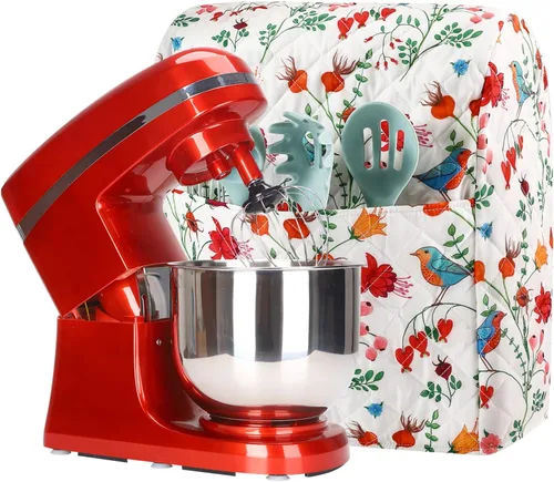 Miniatura 22 de KitchenAid - Funda para batidora, soporte de cocina compatible con mezcladores KitchenAid Hamilton de 5 a 8 cuartos de galón, funda acolchada