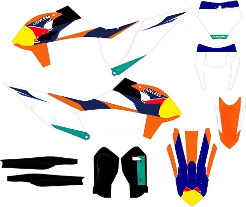 Miniatura 2 de MXP 3M Kit de gráficos de motocicleta Adhesivo adhesivo para ktm 125 150 250 300 350 450 500 525 SX SXF 2019 2020 2021 y EXC XCW 2020 2021 2022 2023