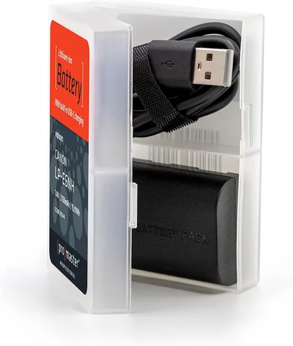 Miniatura 6 de ProMaster Batería de iones de litio para Canon LP-E6NH con carga USB-C