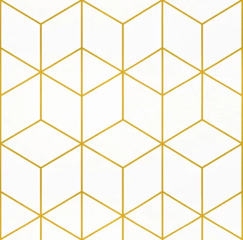 Miniatura 11 de Safiyya Papel tapiz geométrico azul y dorado, autoadhesivo, extraíble, impermeable, para paredes, rollo de vinilo de 118 x 17.3 pulgadas