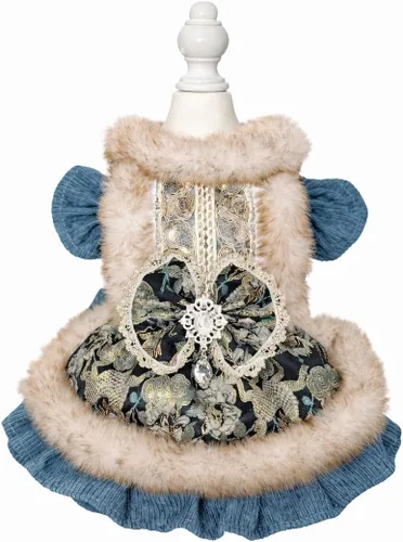 Miniatura 17 de Moda Vestido de Princesa de Chifón para Perro Dulce Cachorro para Perro EXTRAL Pequeño y Perro Pequeño Rosa M