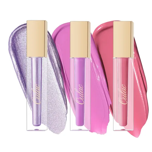 Miniatura 37 de Oulac Lápiz labial rojo líquido mate para mujer, lápiz labial de larga duración, impermeable, sin transferencia, fórmula cremosa de alta 【M08 1000