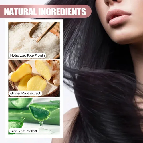 Miniatura 5 de 2 unidades de espray de agua de arroz para el crecimiento del cabello fino, aceite sin perfume para todo tipo de cabello, pulverización natural