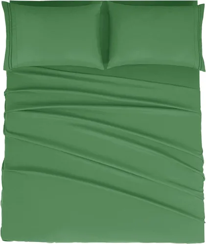 Miniatura 35 de Mejoroom Juego de sábanas de tamaño King – Sábanas y fundas de almohada de ropa de cama 1800 de lujo para hoteles – Sábana bajera con bolsillo