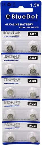 Miniatura 6 de BlueDot Trading AG3 LR41 SR41 392 196 Pila de moneda de botón alcalino 1.55v Batería para relojes, calculadoras, juguetes, otros productos