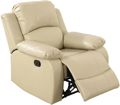 Miniatura 4 de Conjunto de sofá para sala de Estar, sillón reclinable de cuero transpirable, sofá de 3 plazas para cine en casa con tazas para apartamento, oficina