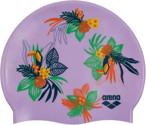 Miniatura 13 de Gorro de natación Arena Classic Junior de silicona unisex para niñas y niños, cómodo y duradero, gorro de baño para piscina de niños, talla única