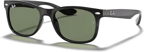 Ray-Ban Junior XS New Wayfarer RJ9052S - Lentes de sol cuadrados para niños y niñas pequeños + paquete con kit DIW